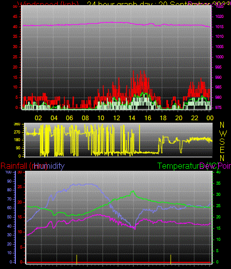 24 Hour Graph for Day 20