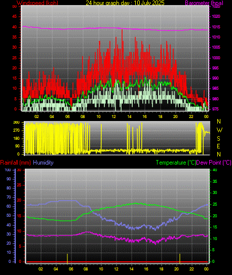 24 Hour Graph for Day 10