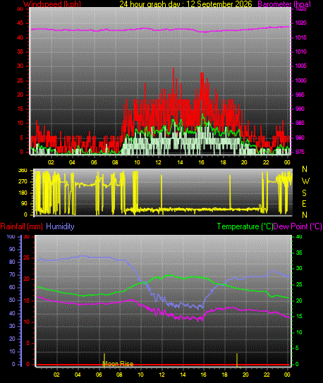 24 Hour Graph for Day 12