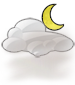 Parzialmente nuvoloso con nebbia a banchi Parzialmente nuvoloso con nebbia a banchi